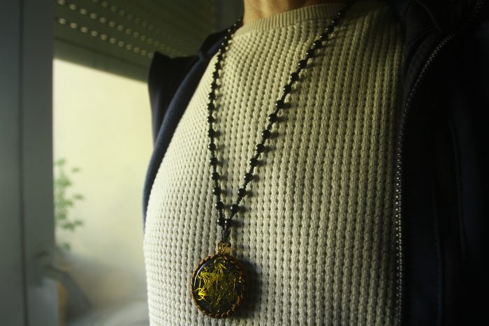 Orgonite – Metatron cube pendant (with tensor ring) - Image 2