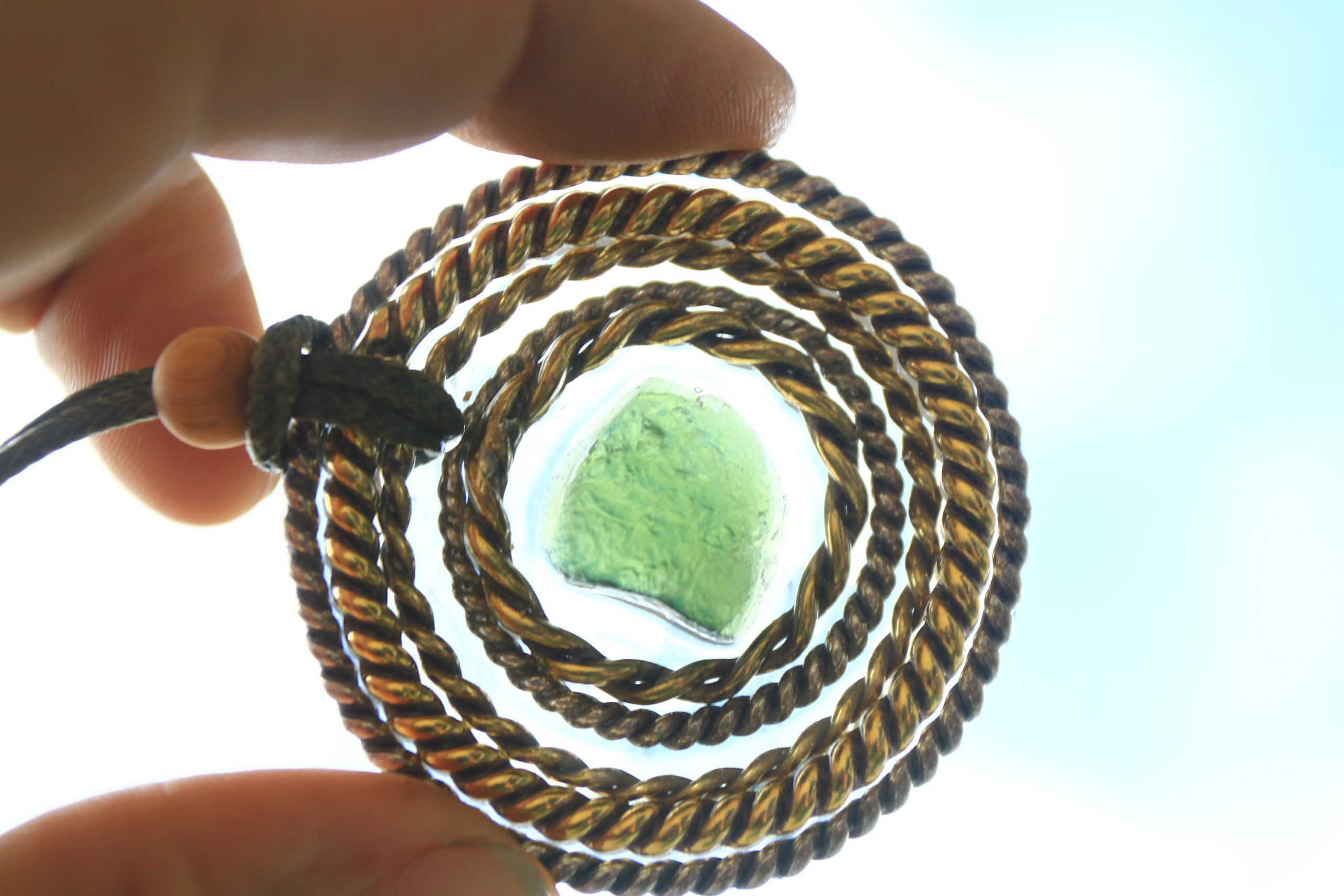 Pingente - "Santo Graal Moldavite Portal 5" (instrumentos de ascensão e protecção) - Image 10