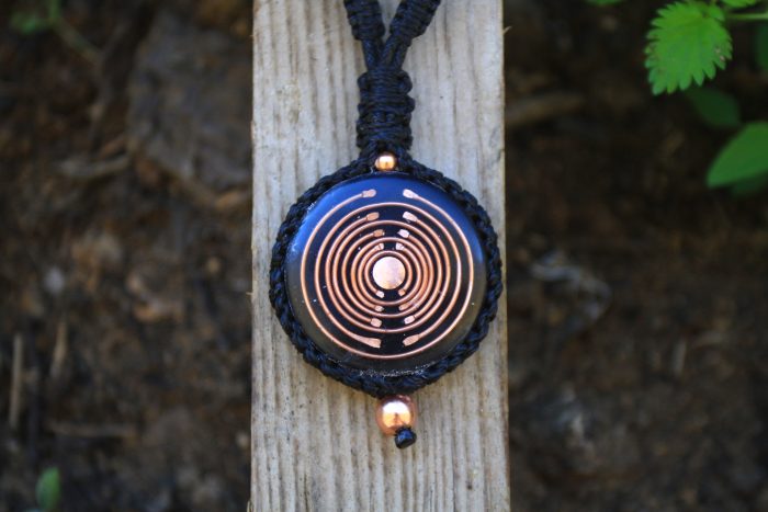 Lakhovsky  Orgonite Pendant - number 9; shungite (FOLLOW YOUR INTUITION) - Image 5
