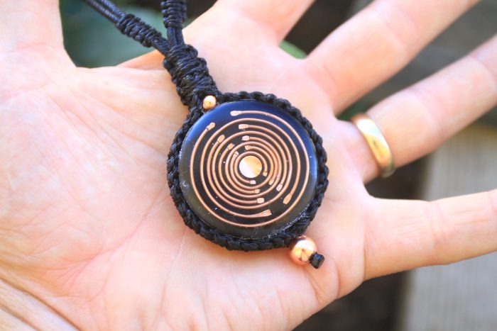 Lakhovsky  Orgonite Pendant - number 9; shungite (FOLLOW YOUR INTUITION) - Image 6